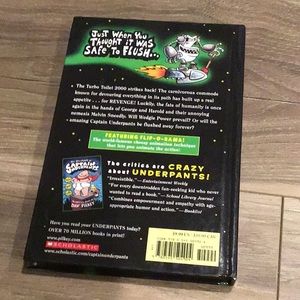 A captain underpants book written by dav pilkey